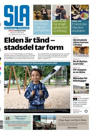 Förstasida Skaraborgs Allehanda
