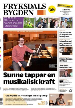 Förstasida Fryksdalsbygden