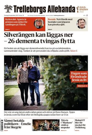Förstasida Trelleborgs Allehanda