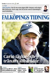 Förstasida Falköpings Tidning