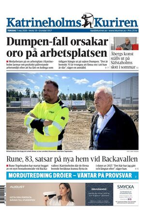 Förstasida Katrineholms-Kuriren