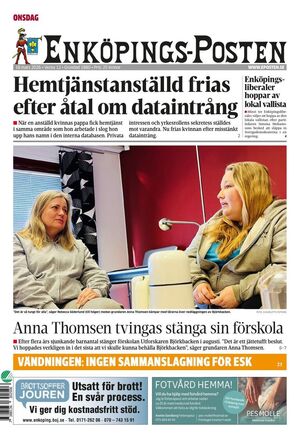 Förstasida Enköpings-Posten