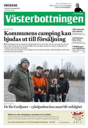 Förstasida Västerbottningen