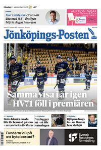 Förstasida Jönköpings-Posten