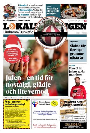 Förstasida Lokaltidningen Limhamn/Bunkeflo