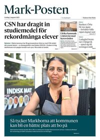 Förstasida Mark-Posten