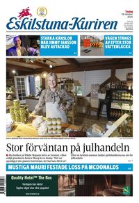 Förstasida Eskilstuna-Kuriren