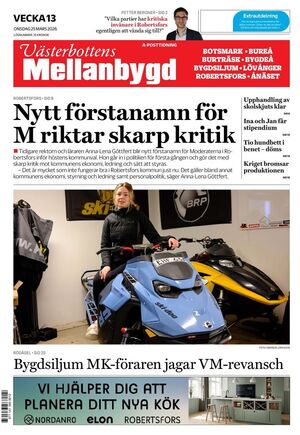 Förstasida Västerbottens Mellanbygd