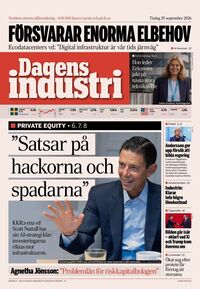 Förstasida Dagens industri