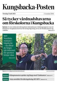 Förstasida Kungsbacka Posten