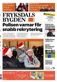 Förstasida Fryksdalsbygden