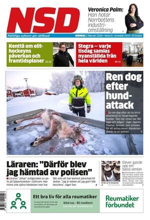 Förstasida Norrländska Socialdemokraten