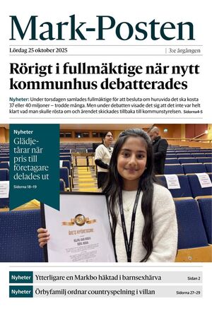Förstasida Mark-Posten
