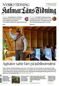 Förstasida Kalmar Läns Tidning