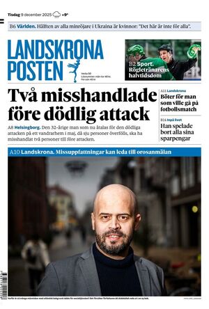 Förstasida Landskrona Posten