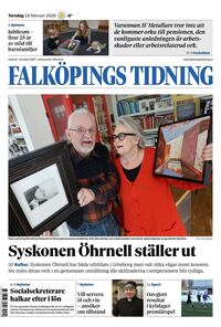 Förstasida Falköpings Tidning