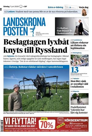 Förstasida Landskrona Posten