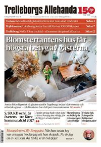 Förstasida Trelleborgs Allehanda