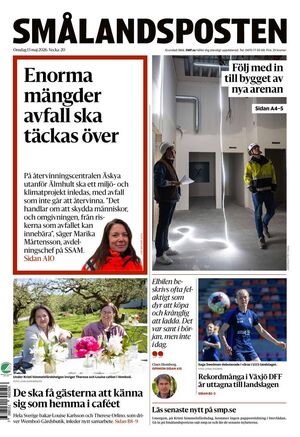 Förstasida Smålandsposten