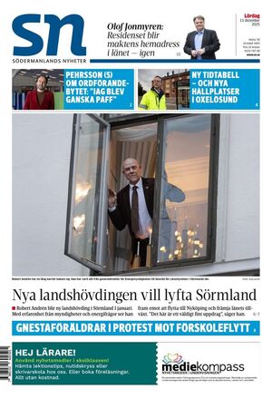 Förstasida Södermanlands Nyheter