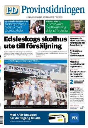 Förstasida Provinstidningen Dalsland