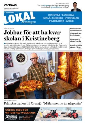 Förstasida Lokaltidningen