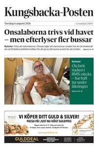 Förstasida Kungsbacka Posten