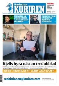 Förstasida Norrbottens-Kuriren