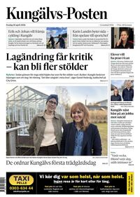 Förstasida Kungälvs-Posten