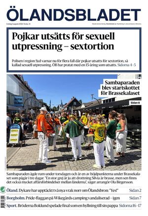 Förstasida Ölandsbladet