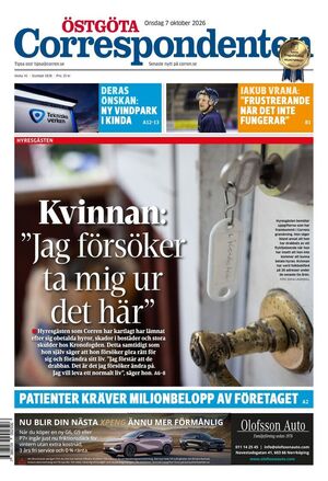 Förstasida Östgöta Correspondenten