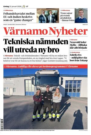 Förstasida Värnamo Nyheter