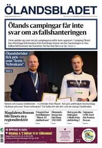 Förstasida Ölandsbladet