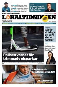Förstasida Lokaltidningen Trelleborg