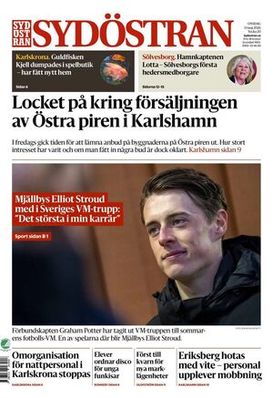 Förstasida Sydöstran