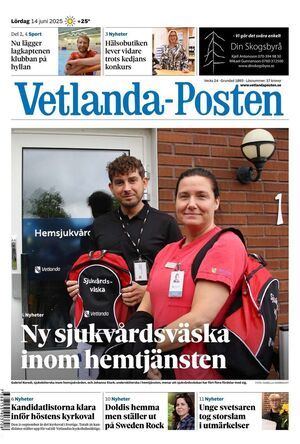 Förstasida Vetlanda-Posten