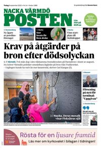 Förstasida Nacka Värmdö Posten Värmdö