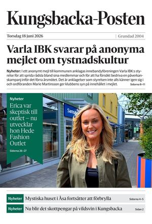 Förstasida Kungsbacka Posten