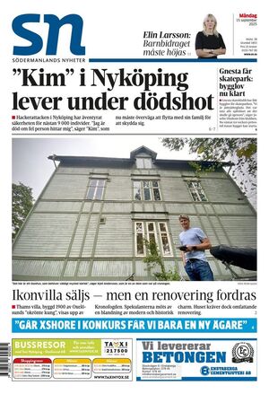 Förstasida Södermanlands Nyheter