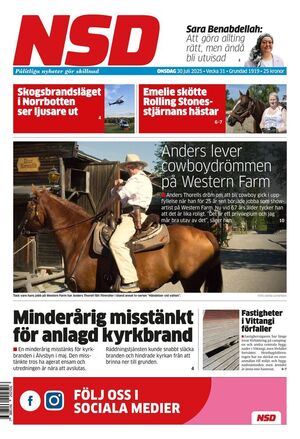 Förstasida Norrländska Socialdemokraten