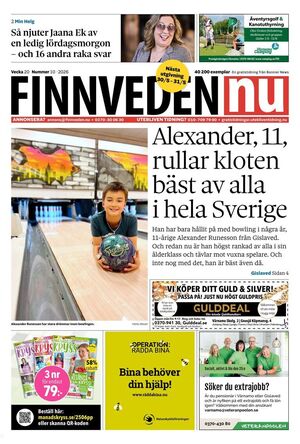 Förstasida Finnveden Nu