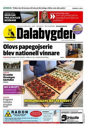 Förstasida Dalabygden