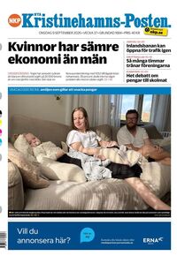 Förstasida Nya Kristinehamns-Posten