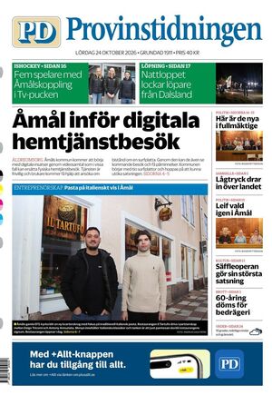 Förstasida Provinstidningen Dalsland