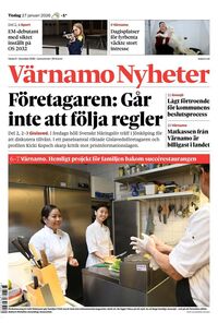 Förstasida Värnamo Nyheter