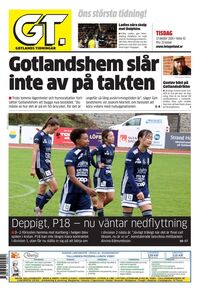 Förstasida Gotlands Tidningar