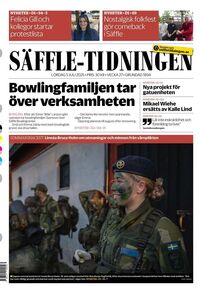 Förstasida Säffle-Tidningen
