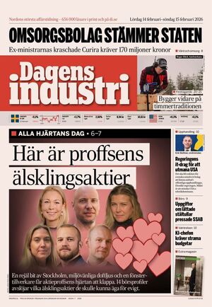 Förstasida Dagens industri