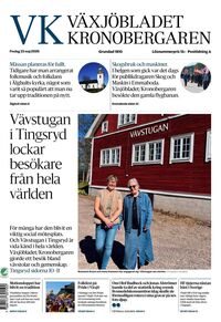 Förstasida Växjöbladet Kronobergaren
