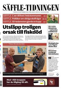 Förstasida Säffle-Tidningen